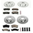 thumbnail image 3 of PowerStop Front and Rear Z23 Evolution Sport Carbon-Fiber Ceramic Brake Pad and Drilled & Slotted Rotor Kit Fits: CADILLAC Select Models K2762, 3 of 10