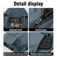 thumbnail image 5 of LEDUNTINO Men's Casual Jackets Lightweight Water-Resistant Jackets Softshell Hooded Jacket Spring/Fall Outdoor Wear, 5 of 7