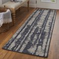 thumbnail image 2 of Feizy Altmar Modern Abstract, Blue/Gray/Taupe, 2'6" x 8' Runner Stain Resistant Kid Friendly Handmade Bohemian & Eclectic Stripes Design Carpet for Living Dining Bed Room, 2 of 8