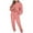 Hot Pink, variant on Aofany Jogging Suits For Womens 2 Piece Long Sleeve Sweat Suit Solid Color Winter Fleece Tracksuits