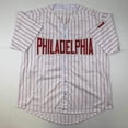 thumbnail image 4 of Autographed/Signed Charlie Manuel Philadelphia Pinstripe Baseball Jersey PSA/DNA COA, 4 of 4