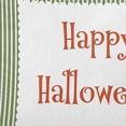 thumbnail image 2 of 20" x 14" Simply Daisy Halloween Happy Halloween Ticking Polyester Indoor/Outdoor Pillow, Scallion Qty 1, 2 of 6