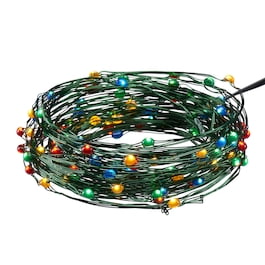 Holiday Time 8-Function LED Ultra-Slim Wire Light Set, Multicolor, 100 Count