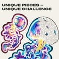 thumbnail image 2 of Jellyfish 227 Piece Shaped Wooden Jigsaw Puzzle, 2 of 8