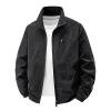 OHMZYZO Men's UPF 50 Sun Protective Jackets Quick Dry Full Zip Up Long Sleeve Jackets Casual Loose Lightweight Fall Coats