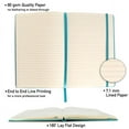 thumbnail image 3 of Simply Genius (20pk) A5 Hardcover Journal Notebook, 5.7x8.4, Aqua, 3 of 7