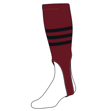 

TCK Baseball Stirrups Large (300B 7in) Cardinal Black