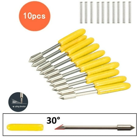 

10PCS 30/45/60 Degree Blade for Graphtec CB09 Silhouette Craftrobo Vinyl Cutter