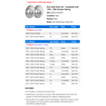 thumbnail image 2 of Rear Brake Rotor Set - Compatible with 1996 - 2006 Chrysler Sebring 1997 1998 1999 2000 2001 2002 2003 2004 2005, 2 of 2