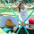 thumbnail image 3 of Kdymod 13FT Climbing Dome for Kids,Geometric Dome Climber Jungle Gym Supports 1000 LBS, Outdoor Backyard Play for Kids 3-10 Years Old, Easy Assembly with Climbing Grips,Green,Coffee, 3 of 9