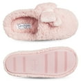 thumbnail image 6 of Jessica Simpson Womens Plush Marshmallow Slide On House Slipper Clog with Memory Foam, 6 of 9