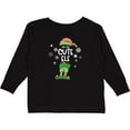 thumbnail image 3 of Inktastic Funny Christmas I'm the Cute Elf with Shoes and Hat Boys or Girls Long Sleeve Toddler T-Shirt, 3 of 5