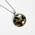thumbnail image 4 of Bats Stunning Glass Circular Pendant Necklace - Women's Jewelry, 4 of 5