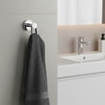 thumbnail image 2 of Wall Mount Towel Hook, Single Robe Hook, Polished Stainless Steel, Straight Hanging Support, Rust-Resistant, Sleek Minimalist Design, Ideal for Bathroom, Kitchen, Bedroom, Easy Installation, 2 of 7