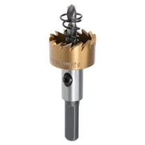 Uxcell 24mm HSS Hole Saw Drill Bit Titanium Plated for Stainless Steel Alloy Wood