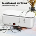 thumbnail image 3 of HEVIRGO Ultrasonic Cleaner Efficient Mute Large Space Mini Ultrasonic Cleaning Tank for Glasses, 3 of 10
