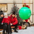 thumbnail image 2 of OAVQHLG3B 18.9 Inch Giant Inflatable Christmas Ball PVC Inflatable Decorated Ball Large Holiday Inflatables Outdoor Decorations Christmas Blow up Yard Decor Giant Inflatable Ornaments, 2 of 3