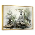 thumbnail image 2 of Designart "Tranquil Garden Retreat I" Buddhism Floater Framed Wall Art Prints, 2 of 5