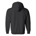 thumbnail image 3 of Heavy Blend Full-Zip Hooded Sweatshirt, 4XL, Black, 3 of 3
