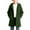 🔥 Green, variant on Gifts Dianli Children's Solid Color Hooded Wool-Blend Coat With Button Front and Patch Pockets Fleece Lined Mid-Length Warm Winter Outerwear for Medium to Large Kids