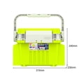 thumbnail image 3 of Caja de pesca de carpa Caja de aparejos de pesca de alta capacidad para artes de pesca (Amarillo) Likrtyny Para Estrenar, 3 of 6