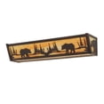 thumbnail image 2 of Meyda Tiffany 184291 Bear 24" Wide Vanity Light - MultiColor, 2 of 5