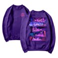 thumbnail image 1 of Pop cazadora para niña Demon Hunters Boys Girls Fashion Round-Neck Sweatshirt Streetwear Soft Comfortable Long Sleeve Hoodie for Daily Wear Spring Fall Winter （Purple）, 1 of 4