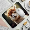 thumbnail image 2 of Alpaca Gaming Mouse Pad Desk Mat, Square 8.3x9.8 Inch Non-Slip Rubber Bottom Printed Design for Office and Gaming, 2 of 6