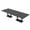 Asian Night w/Matte Black Base with Electric, variant on 10 Person Rectangular 4X10 Conference Table Metal Double Post Base Asian Night