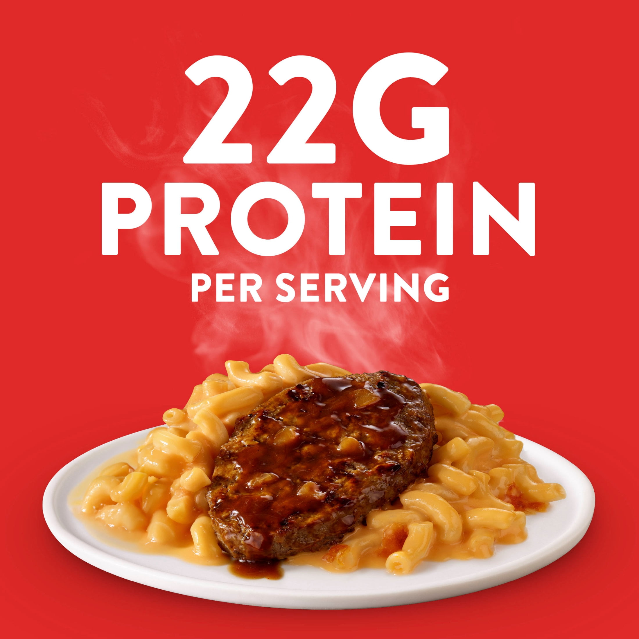 Stouffer's Salisbury Steak, Single Serve, Frozen Entrees for One, Ready to Cook Easy Dinners, Protein Frozen Meals 9.625 oz