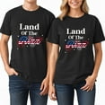 thumbnail image 2 of Land of the Rizz T-Shirt – Patriotic Fireworks & Stars Design – Celebrating American Spirit – Perfect for 4th of July & Proud Patriots, 2 of 5