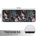 thumbnail image 5 of Kitchen Rugs Sets Of 2,Pioneer Flower Floral Print Pattern Anti Fatigue Kitchen Mat Rugs Non Slip Washable,Decorative Kitchen Floor Mats for Kitchen,Sink,Laundry,17"x47"+17"x47", 5 of 5