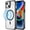 Transparent + black, variant on Magnetic for iPhone 13/iPhone 14/ 6.1" Case, Compatible with Magsafe Military Shockproof Protective Bumper Cute Transparent Slim Anti-Yellowing Phone Case for iPhone 13/iPhone 14 Cover,