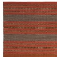 thumbnail image 5 of SAFAVIEH Montauk Jobeth Striped Soft Braided Cotton Area Rug, Orange/Red, 9' x 12', 5 of 7