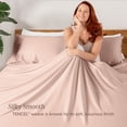 thumbnail image 4 of Bare Home TENCEL™ Sheet Set - Lyocell derived from Eucalyptus - King, Blush, 4 of 9