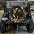 thumbnail image 2 of Lotusprinthandmade Love Bear Animal 3D Spare Tire Cover Without Backup Camera Hole 6 Sizes (31 in.), bear animal 3d tire cover, 2 of 6