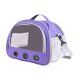 thumbnail image 2 of Bolsa de transporte para hámster, de malla transpirable, ligera, con cierre de cremallera, portátil Violeta, 2 of 9
