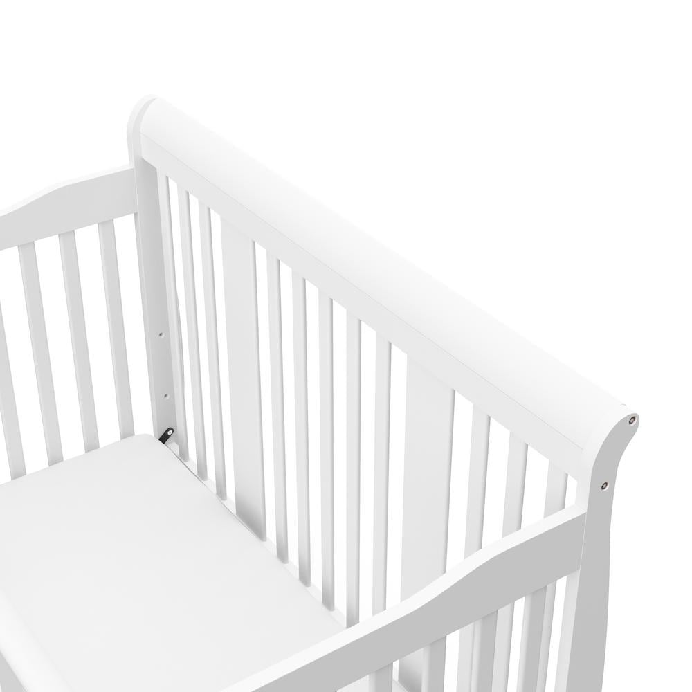 Storkcraft Tuscany 4-in-1 Convertible Baby Crib White