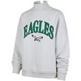 thumbnail image 2 of Women's '47 Heather Gray Philadelphia Eagles Vantage Mock Neck Pullover Sweatshirt, 2 of 3