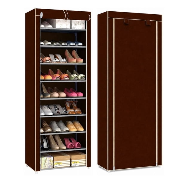 Zapatero Organizador Rack Para 27 Pares Estante Practiksa Color Café