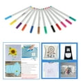 thumbnail image 6 of 12 Assorted Colors Pen Set Water Professional Vibrant for Rock Scrapbook T 1.0mm, 6 of 8