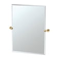 thumbnail image 2 of Gatco Latitude II 31.5" Frameless Rectangle Mirror, Satin Nickel, 2 of 2