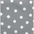 thumbnail image 1 of Napkins Dot Border - 6 1/2" x 6 1/2" | Silver | 16 Pcs., 1 of 1
