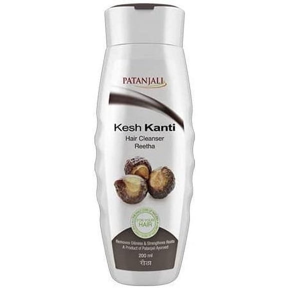 Pack Of 3 - Patanjali Kesh Kanti Reetha Hair Cleanser Shampoo - 200 Ml (6.76 Oz)