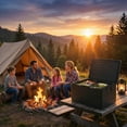 thumbnail image 2 of Costway 1 PCS 49 Qt Insulated Food Pan Carrier with Built-in Handles for Camping Catering Buffet Black, 2 of 10