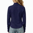 thumbnail image 6 of Girls Zip Up Athletic Jacket Lightweight Stand Collar Workout Outerwear With Thumbhole Cuffs for Gym Yoga Sports Daily Occasions, 6 of 8