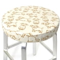 thumbnail image 3 of Balery Funny Pigs Fundas de asiento para taburete de bar redondo de tela de terciopelo ajustables que protegen de arañazos y manchas para sillas de 14 a 17 pulgadas.-13 inch, 3 of 7