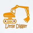 thumbnail image 2 of CafePress - Little Digger Infant Bodysuit - Baby Light Bodysuit, Size Newborn - 24 Months, 2 of 4