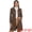 Coffee, variant on Women's Faux Suede Coat Belted Zipper Jacket for Stylish Wear L Coffee