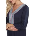 thumbnail image 3 of White Mark Women's Embroidered Tunic Dress, 3 of 6